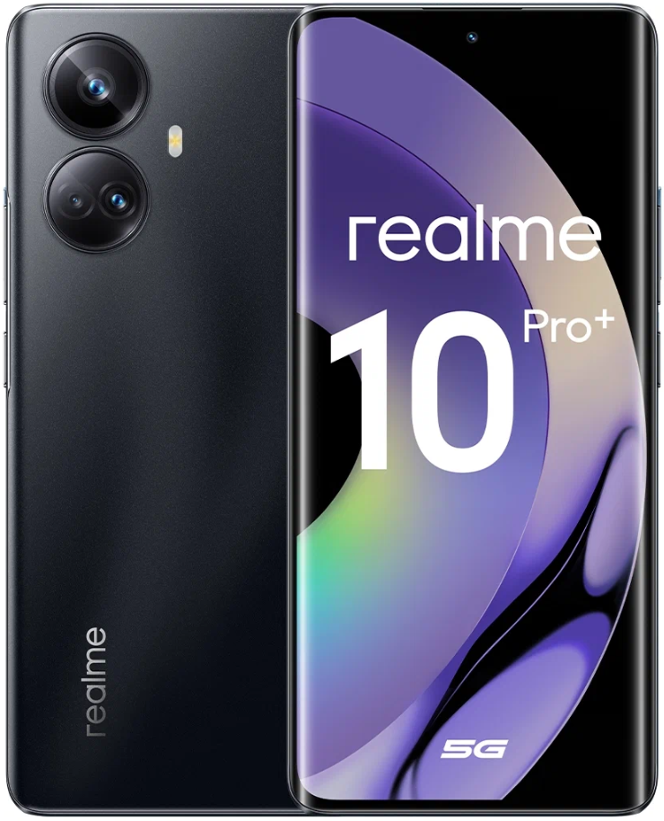 Смартфон realme 10 Pro+ 5G 8/128 ГБ Global, 2 nano SIM, черный